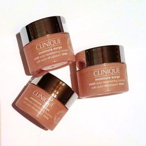 CLINIQUE Moisture Surge 100H Auto-Replenishing Hydrator 0.5oz each Bundle of 3